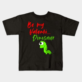 Valentines Day Dinosaur Kids T-Shirt